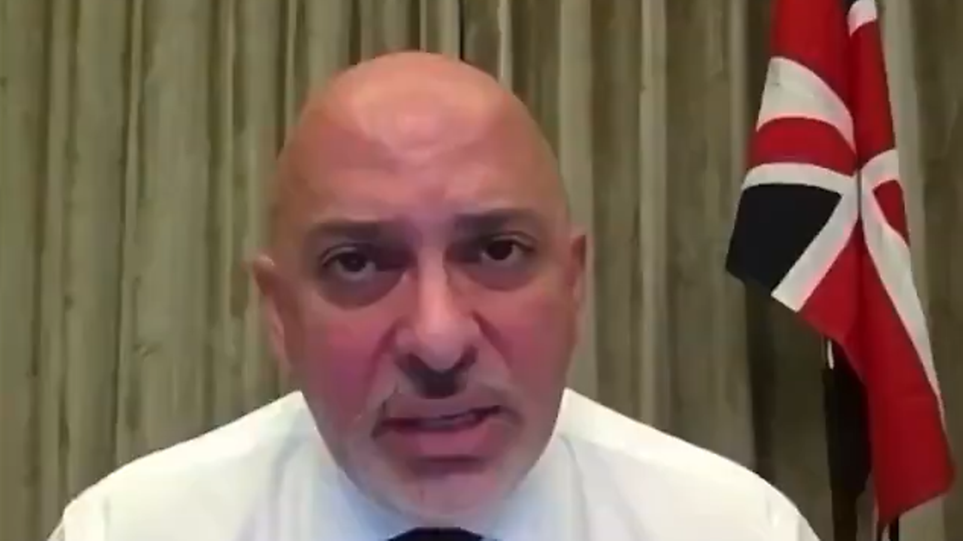 Nadhim Zahawi discusses the coronavirus - Credit: Sky News