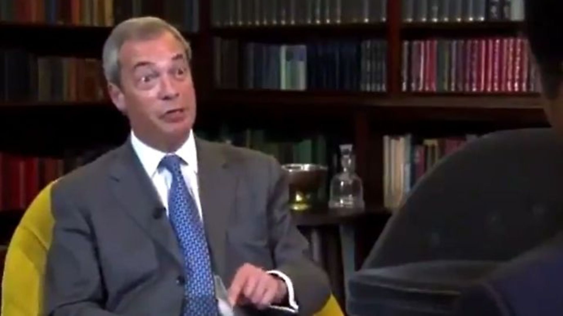 Nigel Farage says fishing rights would become the 'acid test' of Brexit - Credit: Twitter