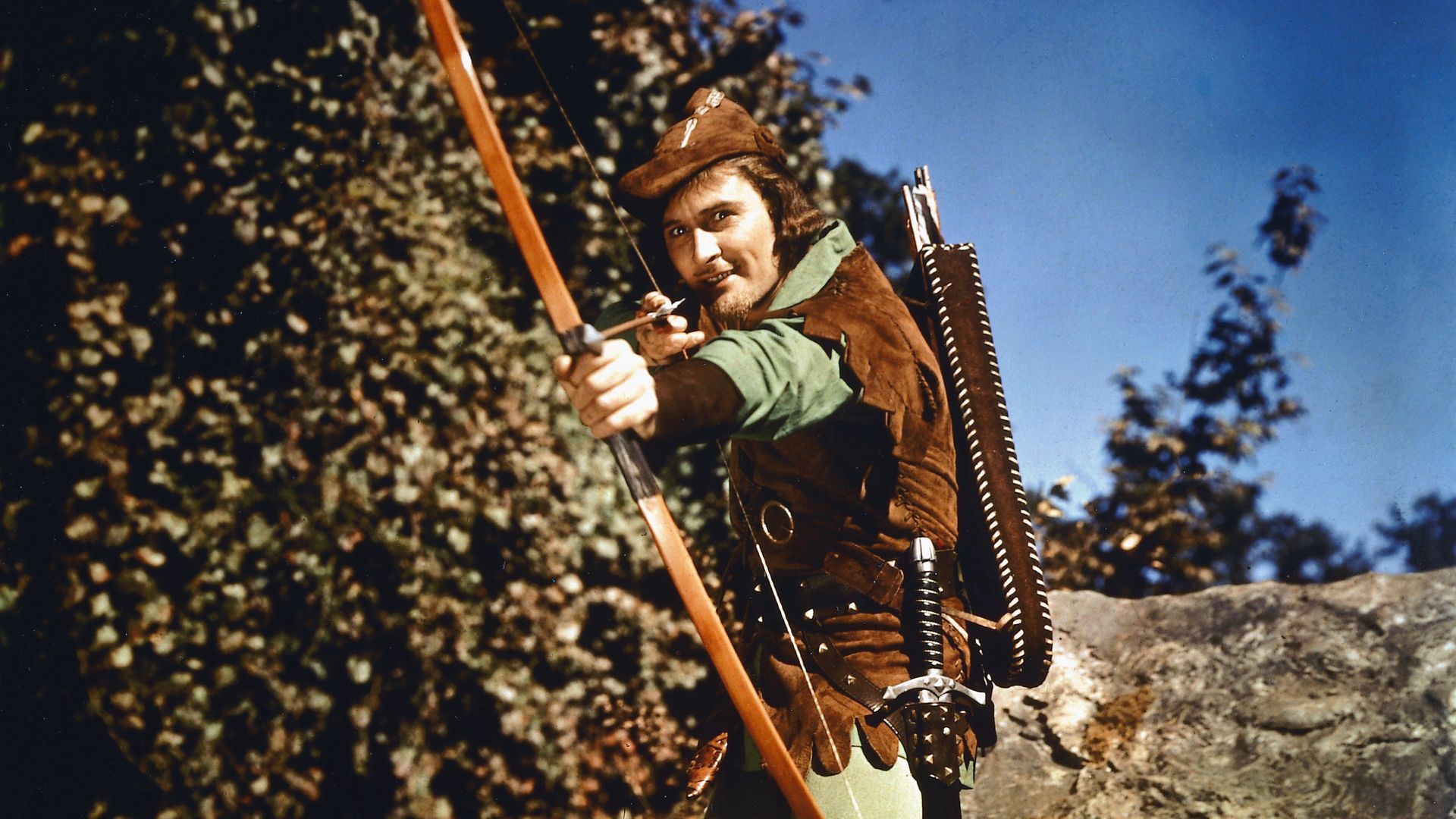 FREE SPIRIT: Errol Flynn in the 1938 film The Adventures of Robin Hood - Credit: Getty Images