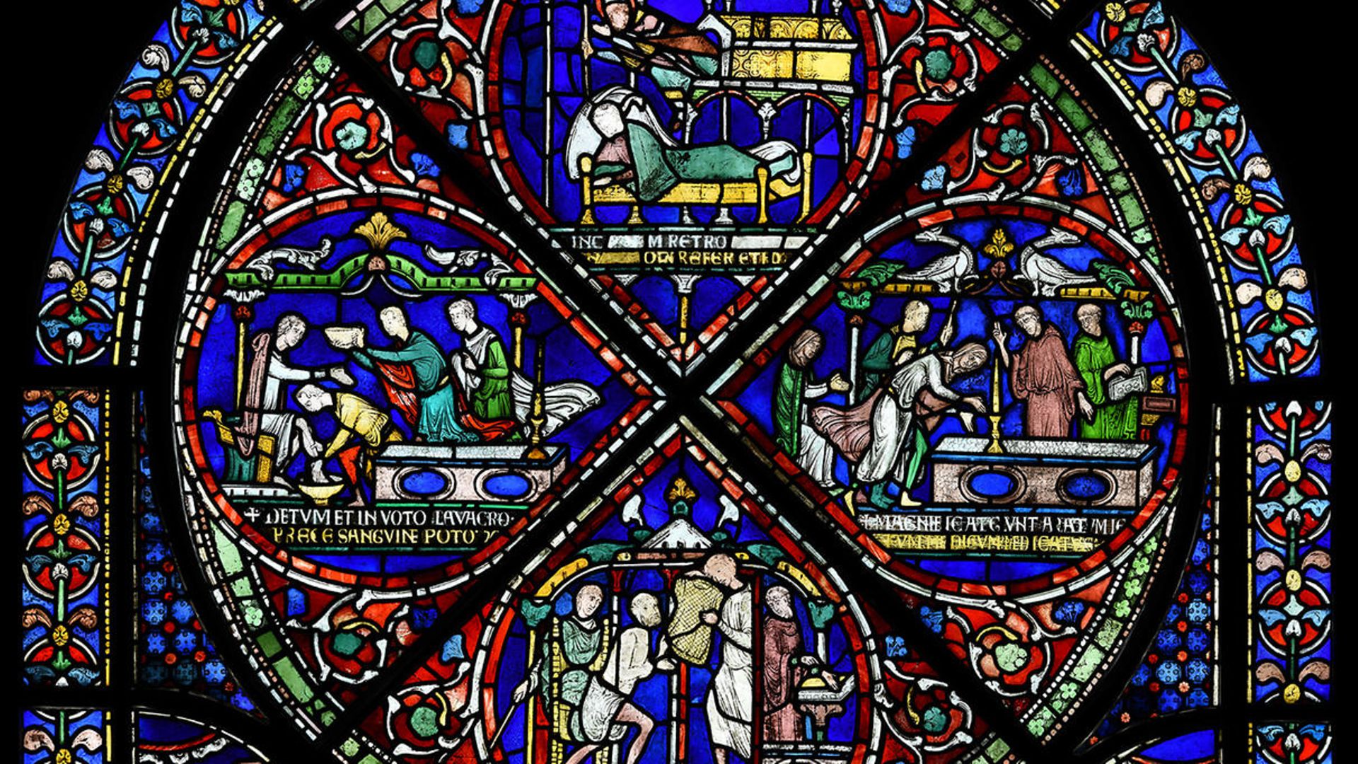 The 'Miracle Window' at Canterbury Cathedral, made after the murder of Thomas Becket - Credit: Canterbury Cathedral