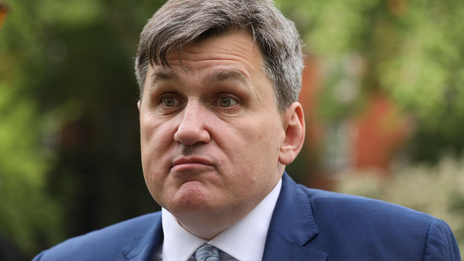 Policing minister Kit Malthouse failed to wait for his Covid test result before returning to the workplace - Credit: PA