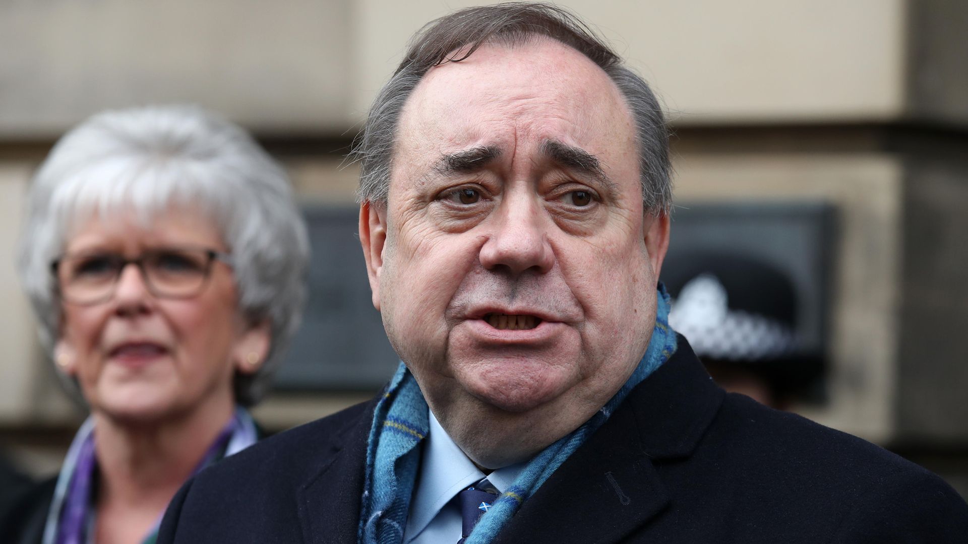 Scotland's former first minister Alex Salmond who has announced he is setting up a new political party to run in the Scottish Parliament elections in May - Credit: PA