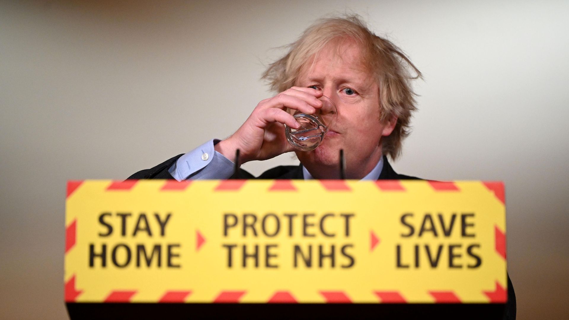 Prime Minister Boris Johnson takes questions from the media on his coronavirus strategy - Credit: PA