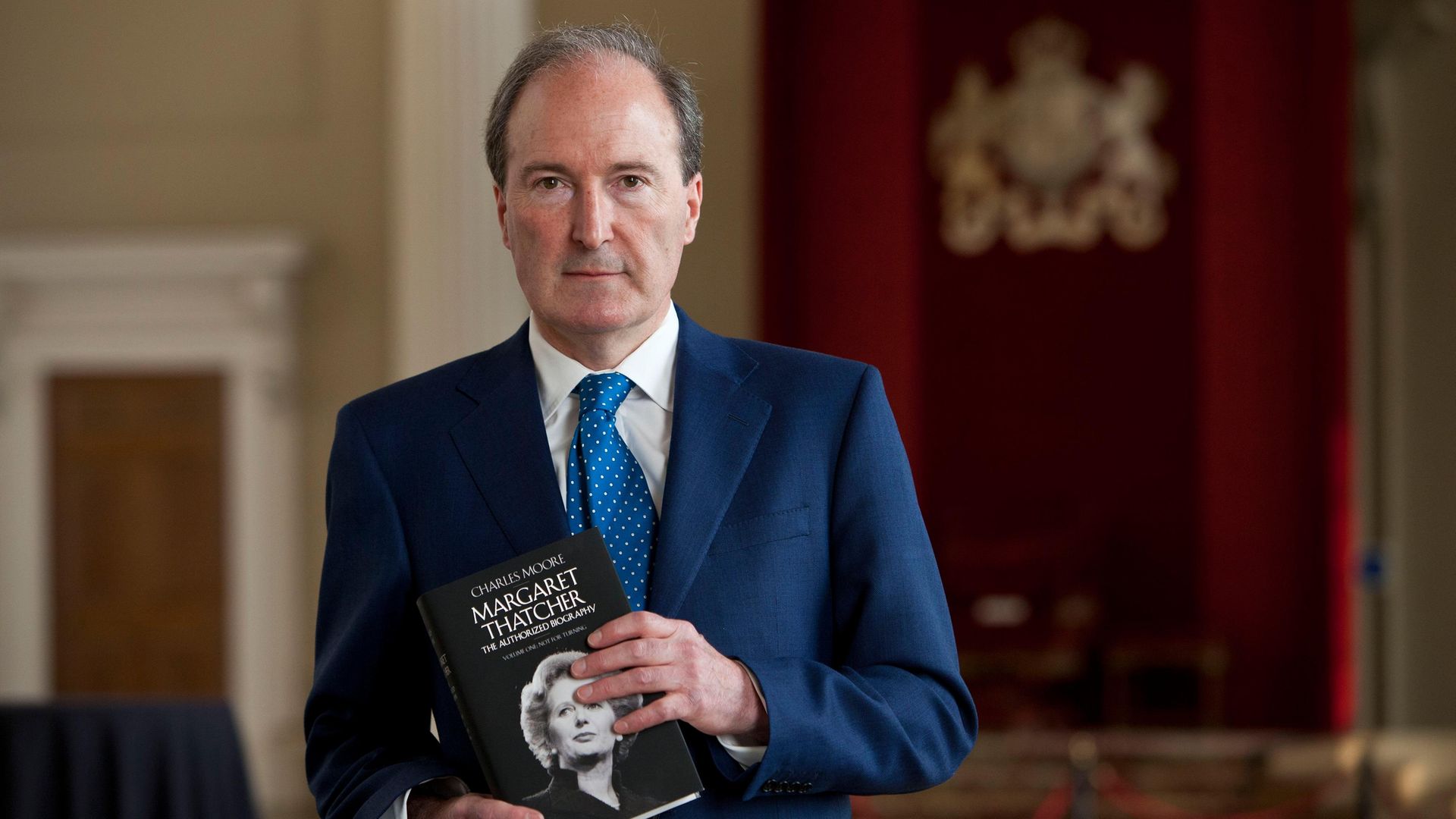 Charles Moore authored a book about Margaret Thatcher - Credit: David Levenson/Getty