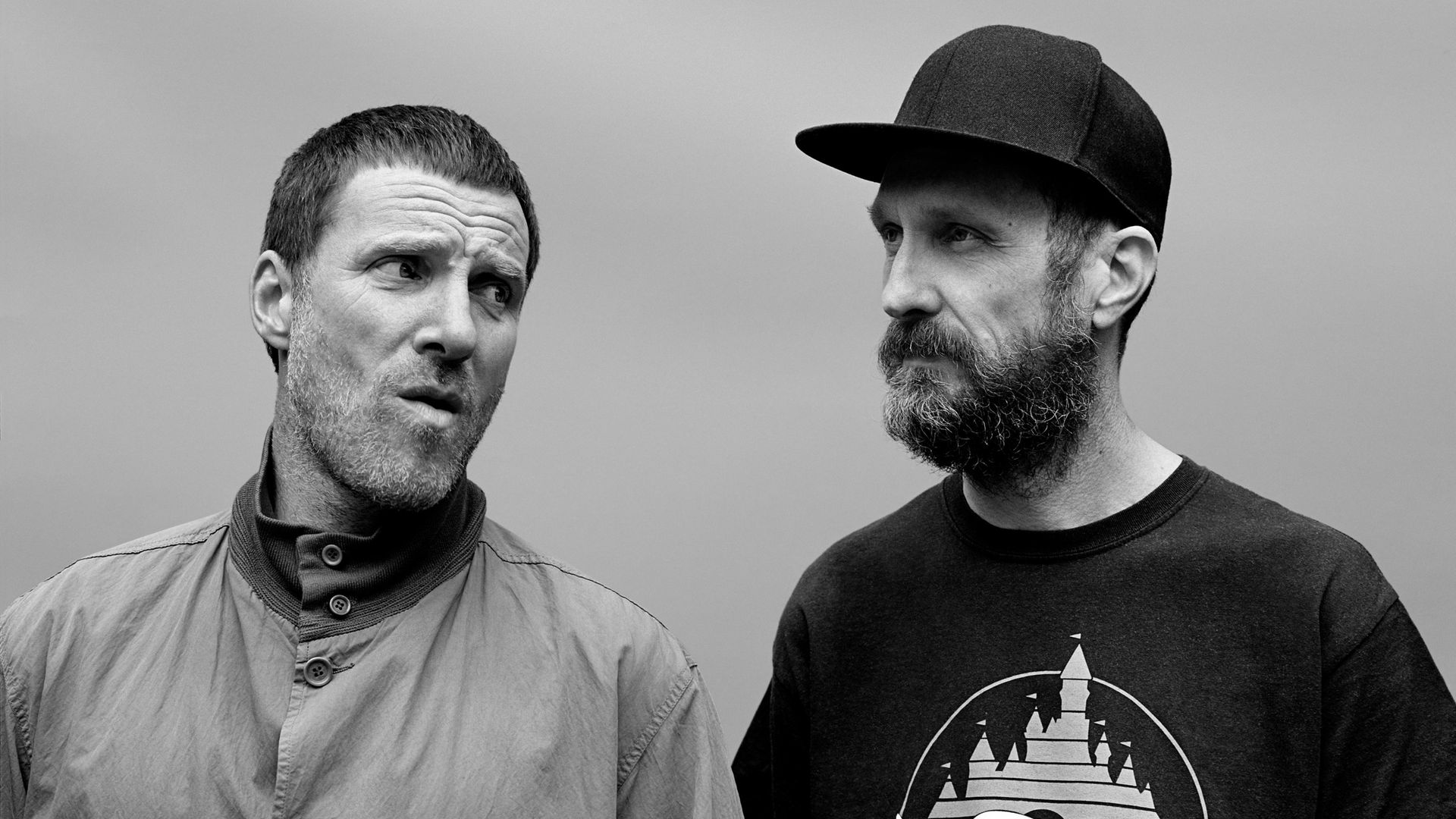 Jason Williamson (l) with Sleaford Mods bandmate Andrew Fearn - Credit: Alasdair McLennan