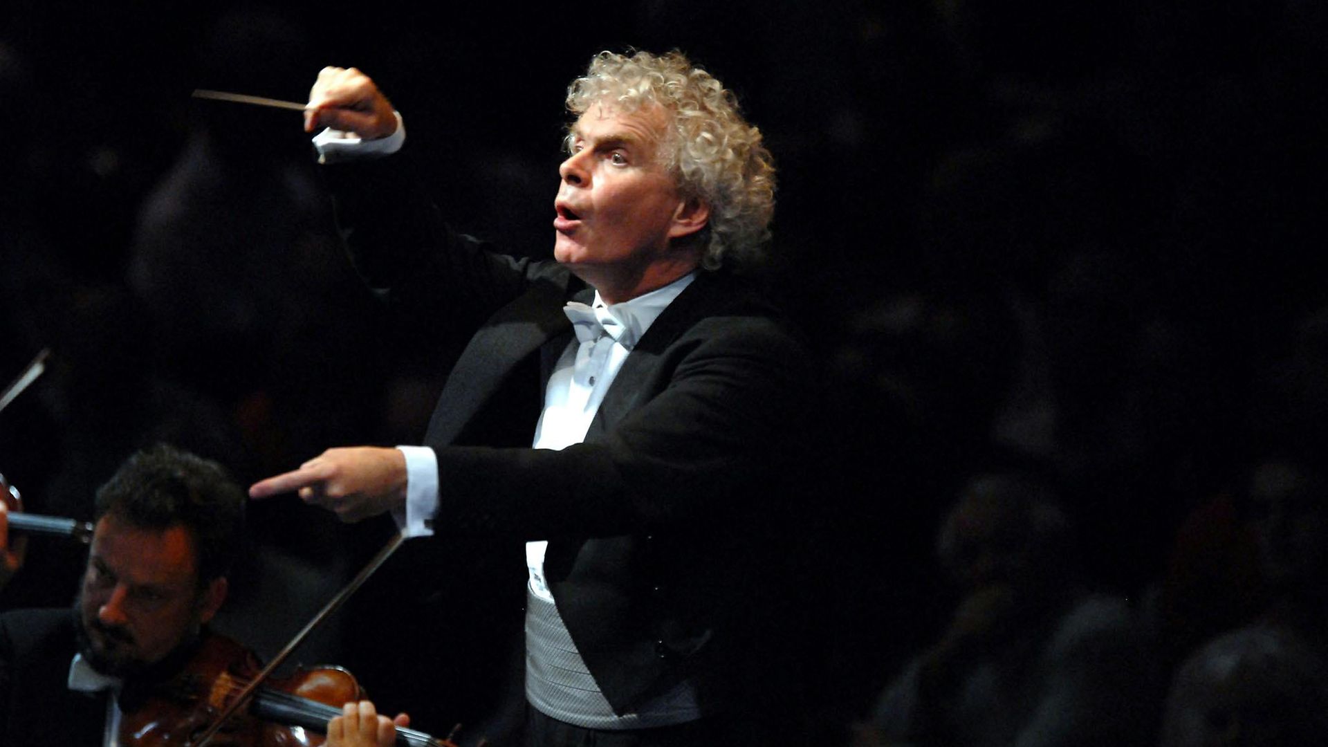 Conductor Sir Simon Rattle (question seven) - Credit: Archant