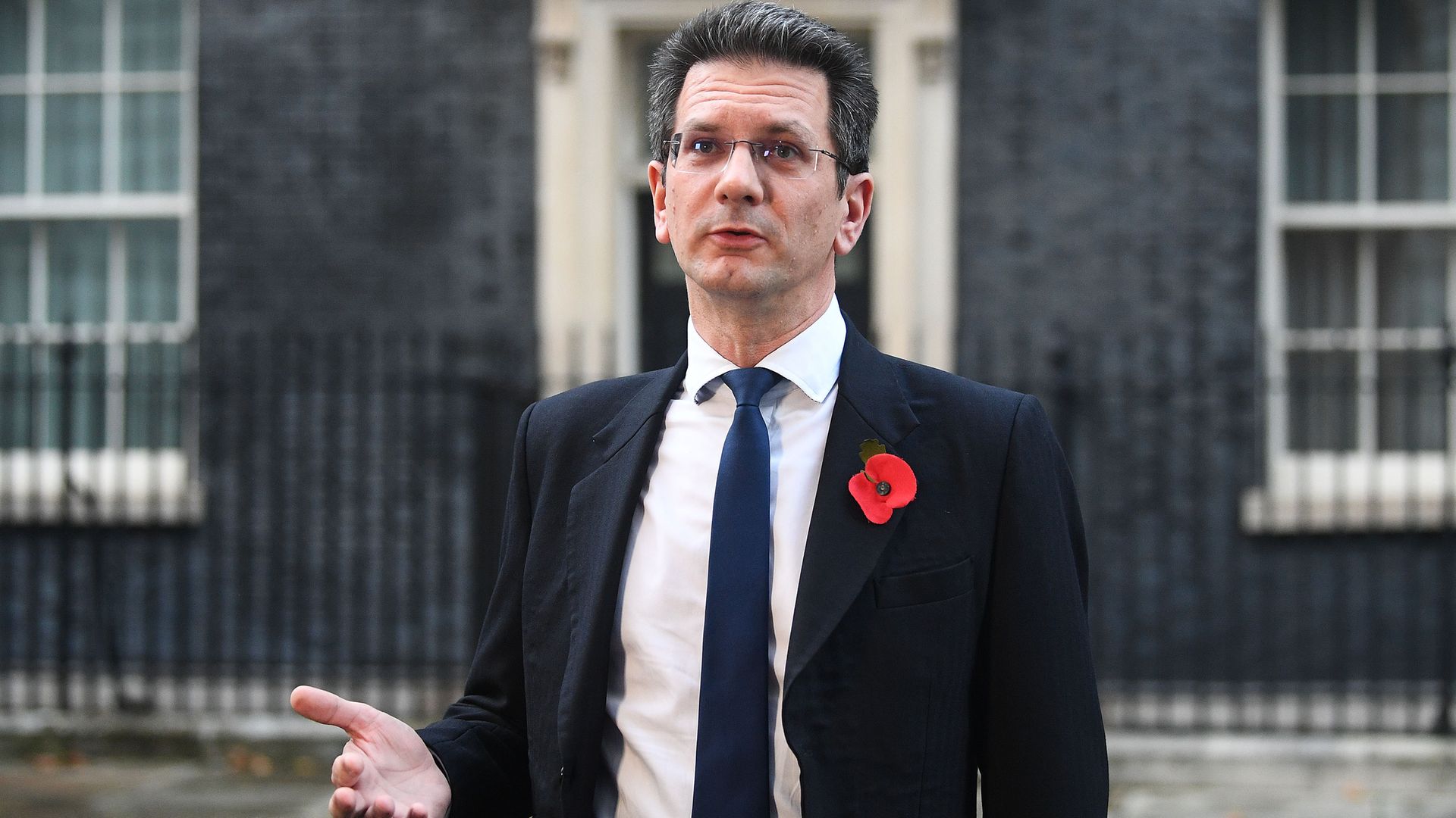 MP for Wycombe, Steve Baker, in Downing Street London, for a Cabinet meeting - Credit: PA