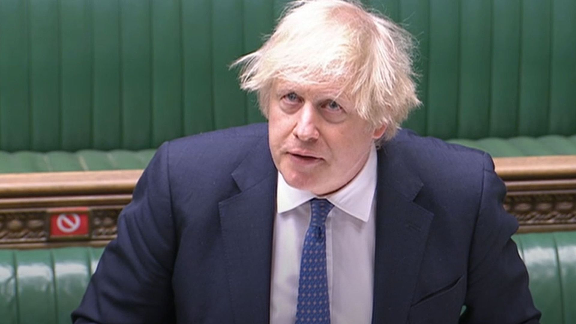 Prime Minister Boris Johnson speaks during Prime Minister's Questions in the House of Commons, London. - Credit: PA