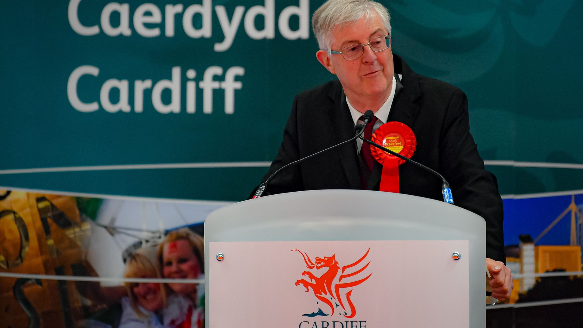 Welsh First Minister Mark Drakeford is elected as Cardiff West MS, after counting votes for the Welsh Parliamentary Elections - Credit: PA