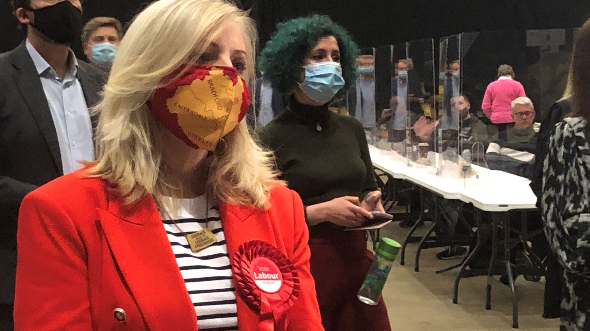 Labour's Tracy Brabin during the count for the West Yorkshire Mayoral election in Leeds - Credit: PA