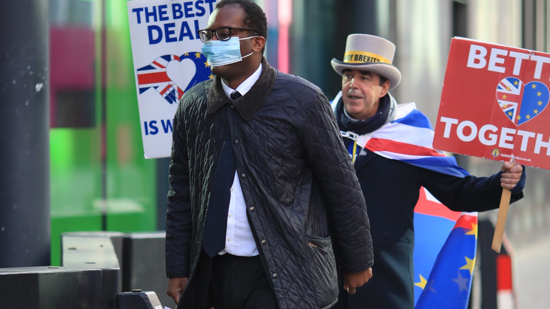 Business secretary Kwasi Kwarteng admitted that January trade figures were “exceptionally bad” due to Brexit uncertainty - Credit: PA