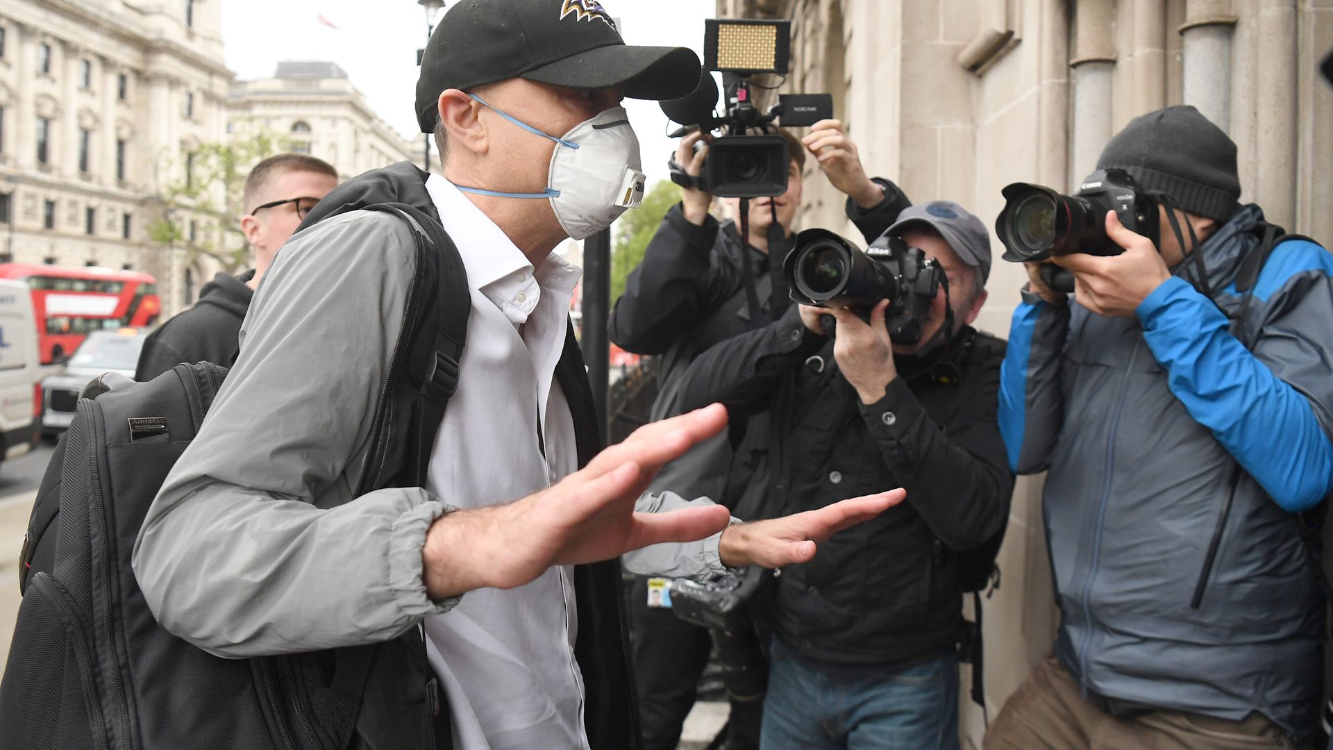 Dominic Cummings, former Chief Adviser to Prime Minister Boris Johnson, arriving at Portcullis House, central London, to give evidence to MPs - Credit: PA