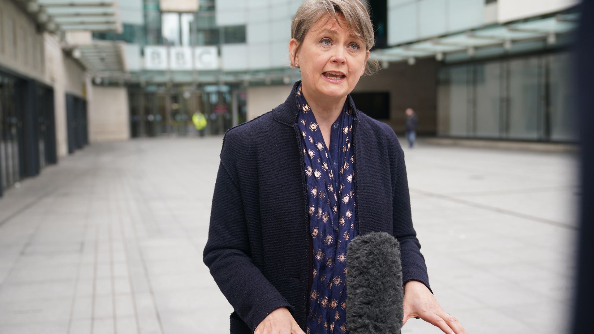 Labour MP and Chair of the Commons Home Affairs Committee Yvette Cooper during an interview outside BBC Broadcasting House - Credit: PA