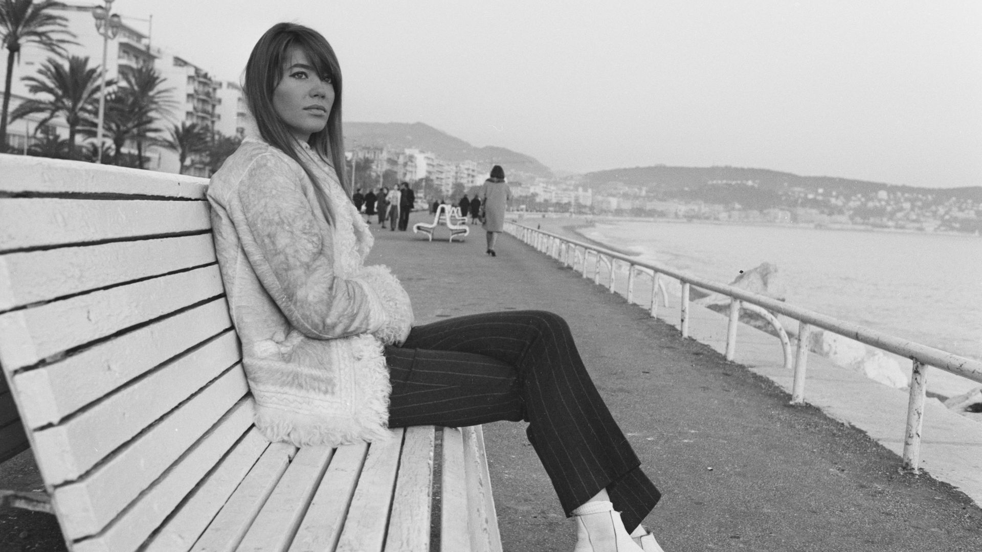 Francoise Hardy in Nice, in 1966 - Credit: Gamma-Rapho via Getty Images