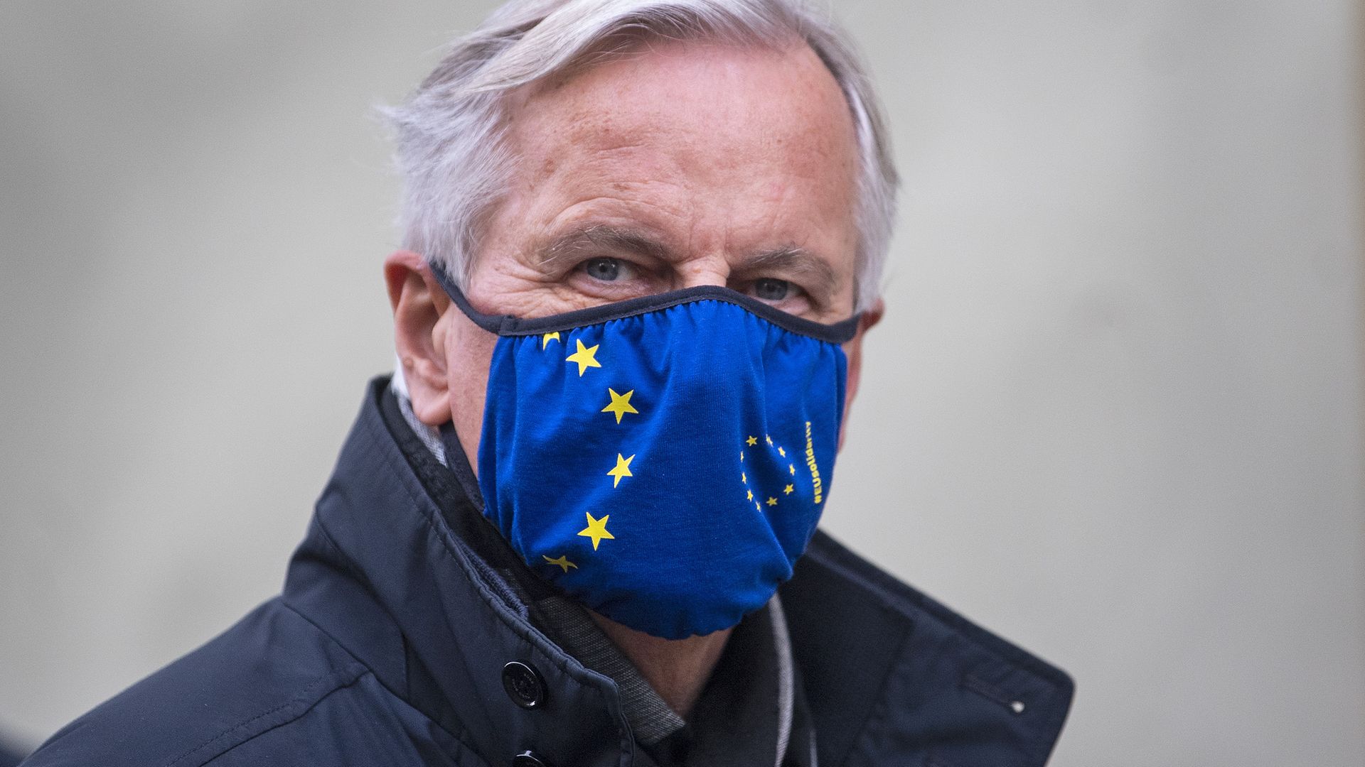 EU's chief negotiator Michel Barnier walks back to his hotel in Westminster after leaving meetings on Victoria Street, London, during a break in talks as efforts continue to strike a post-Brexit trade deal in October last year - Credit: PA