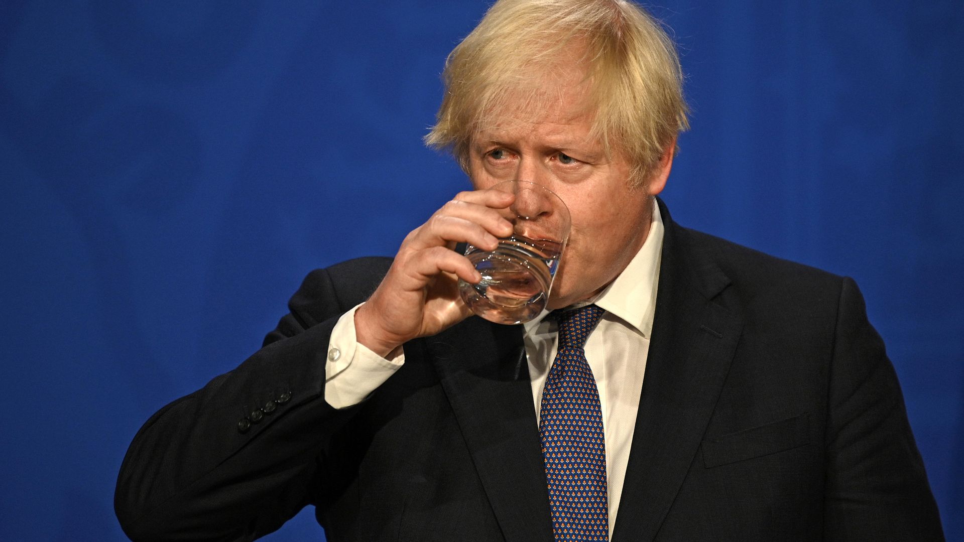 Prime Minister Boris Johnson during a media briefing in Downing Street, London, on coronavirus - Credit: PA