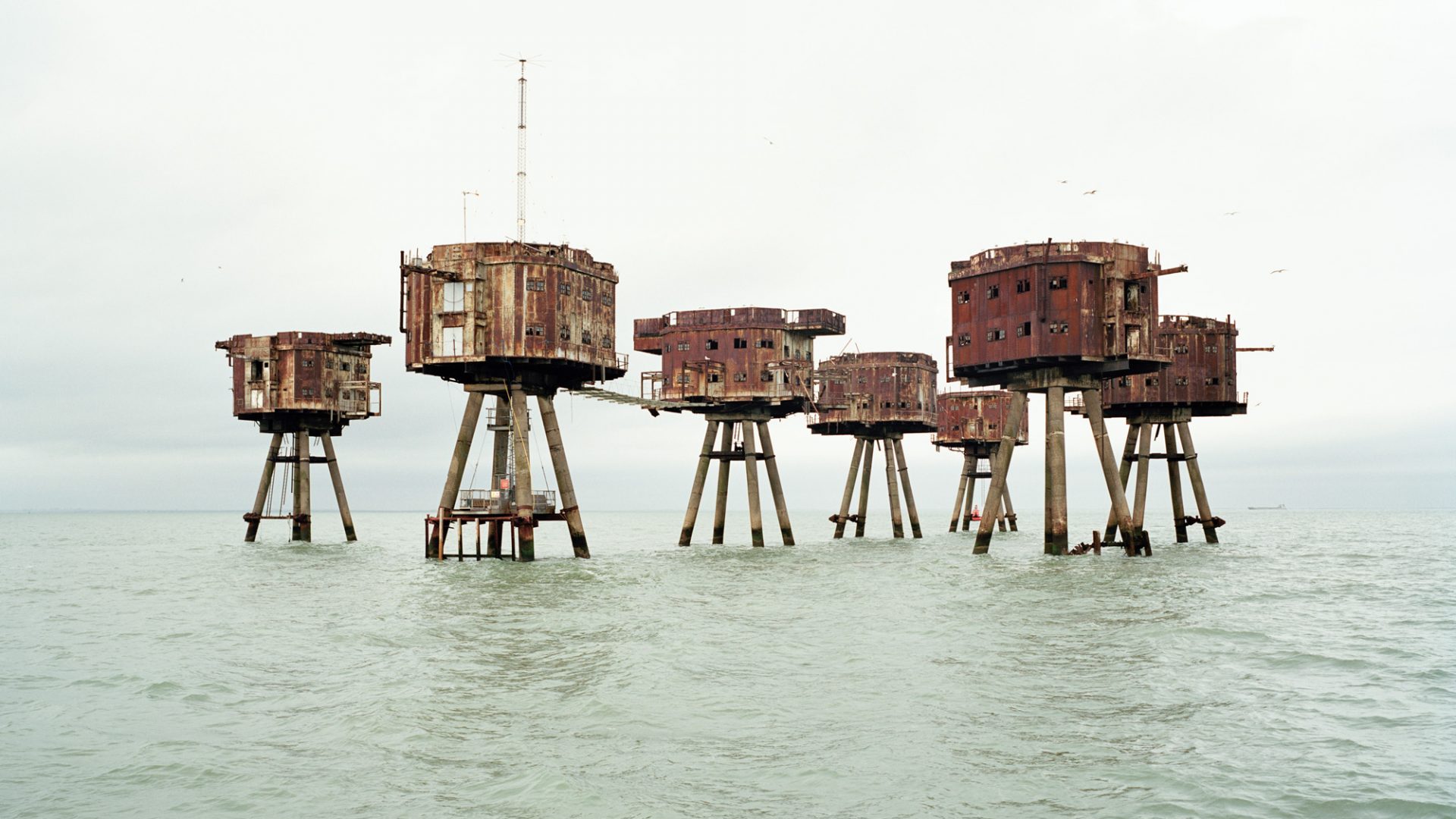 Redsands Sea Forts Restoration, Thames Estuary, 2015 by Chloe Dewe Mathews. All photos: Chloe Dewe Mathews.