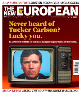 The New European print edition cover, August 19-25, 2021