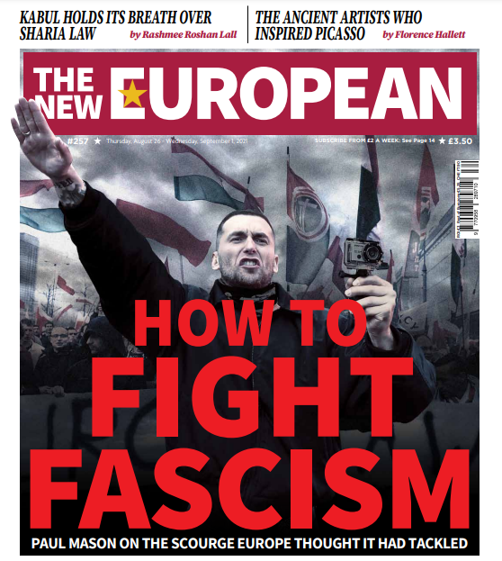 The New European print edition cover