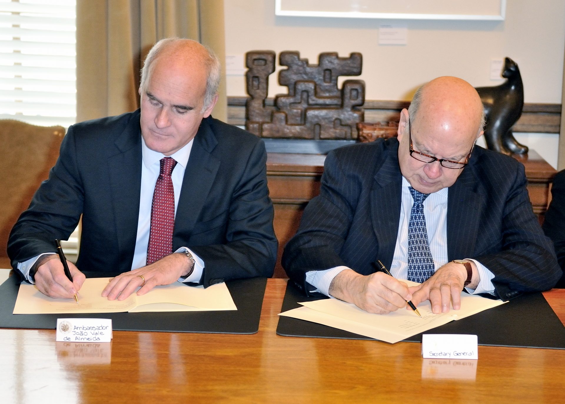 OAS and European Union Sign Agreement to Support the Peaceful Resolution of the Belize-Guatemala Territorial Differendum in 2017. Credit: Juan Manuel Herrera/OAS